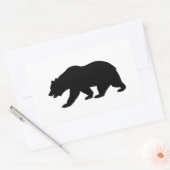 Grizzlybär Rechteckiger Aufkleber (Umschlag)