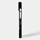 Grizzlybär Roaring Black Grunge Case-Mate iPhone Hülle (Rückseite / Links)