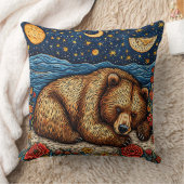 Grizzlybär schlafend kissen (Decke)