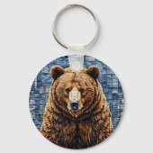 Grizzlybär Schlüsselanhänger (Rückseite)
