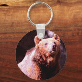 Grizzlybär Schlüsselanhänger (Vorderseite)