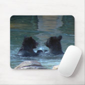 Grizzlybär Schwimmbad Party Mousepad (Mit Mouse)