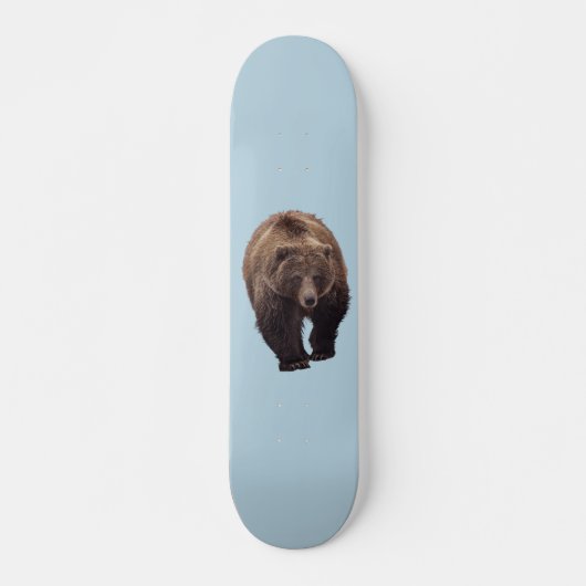 Grizzlybär Skateboard Deck (Vorne)