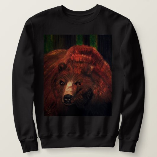 GRIZZLYBÄR-SWEATSHIRT SWEATSHIRT (Design vorne)