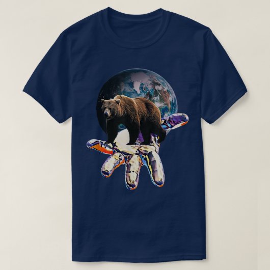 Grizzlybär T-Shirt (Design vorne)