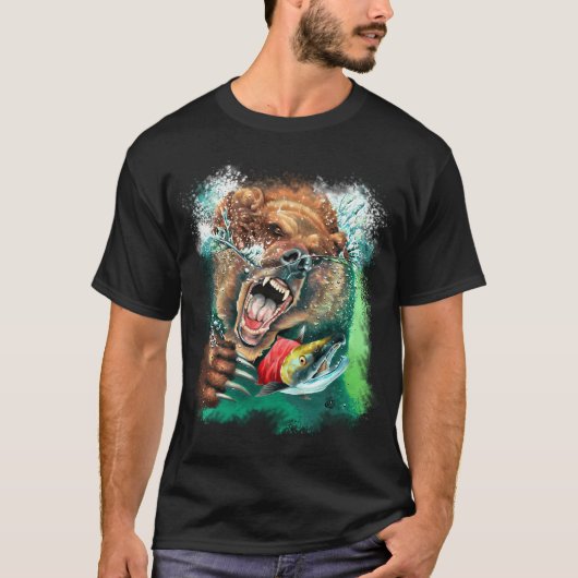 Grizzlybär T-Shirt (Vorderseite)