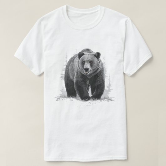 Grizzlybär T-Shirt (Design vorne)