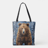 Grizzlybär Tasche (Rückseite)