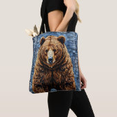 Grizzlybär Tasche (Von Nahem)