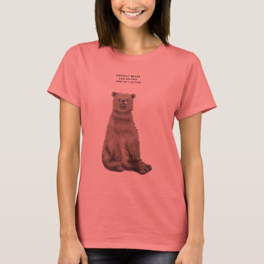 Grizzlybär trivia T-Shirt (Vorderseite)