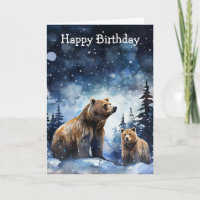 Grizzlybär und Baby