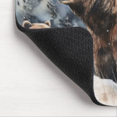 Grizzlybär und Baby Mousepad (Ecke)