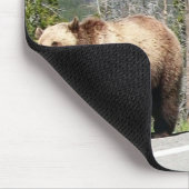 Grizzlybären aus Yellowstone Mousepad (Ecke)