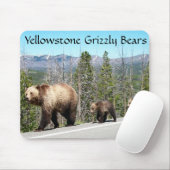 Grizzlybären aus Yellowstone Mousepad (Mit Mouse)