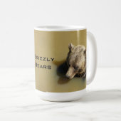 Grizzlybären Kaffeetasse (VorderseiteRechts)