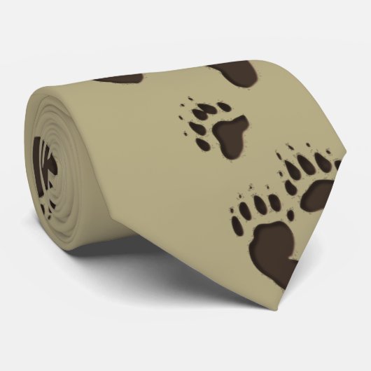 Grizzlybären Krawatte (Gerollt)