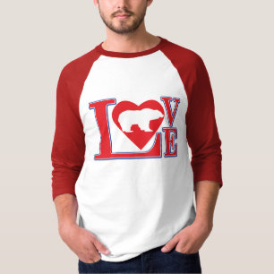 Grizzlybären-Liebe T-Shirt