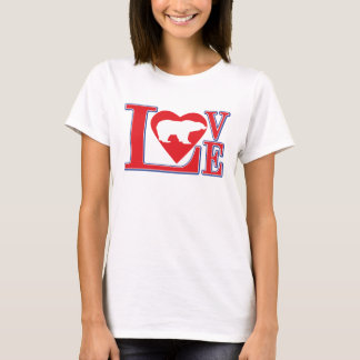 Grizzlybären-Liebe T-Shirt