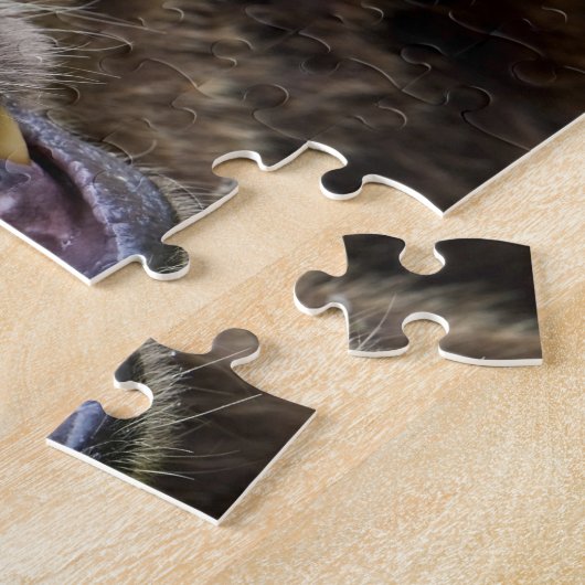 Grizzlybären-Portrait, Puzzle (Seite)