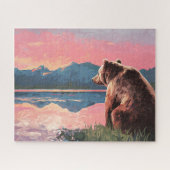 Grizzlybären Puzzle (Horizontal)