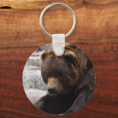 Grizzlybären-Schlüsselanhänger Schlüsselanhänger (Vorderseite)