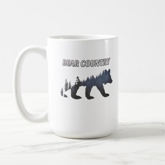 Grizzlybären-Tasse Kaffeetasse (Links)