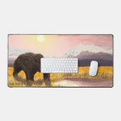 Grizzlybärenteich Schreibtischunterlage (Tastatur & Maus)