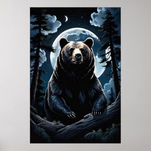Grizzlybärwald Poster