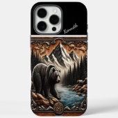 Grizzlyn am Bach Case-Mate iPhone Hülle (Rückseite)