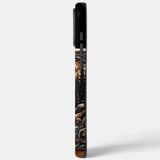 Grizzlyn am Bach Case-Mate iPhone Hülle (Rückseite / Links)