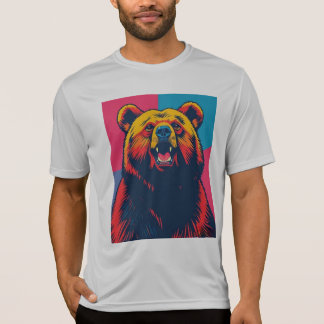 Grizzy Bär Pop Art T-Shirt