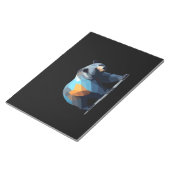 Grizzy Bär Vector Art mit lebhaften Farben Notizblock (angewinkelt)