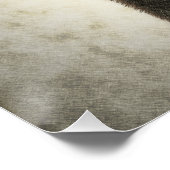 Grizzy Bar Wilderness Art Poster (Ecke)