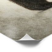 Grizzy Bar Wilderness Art Poster (Ecke)