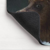 Grizzy Bar Wildlife Supporter Art Mousepad (Ecke)