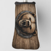Grizzy Bear Golf Club Cover Golf Headcover (Rotieren 90)