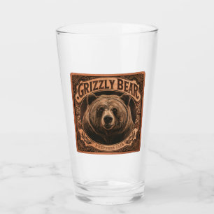 Grizzy Bear Preppers Club Glas