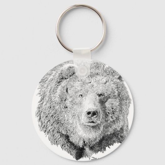 Grizzy Bear Schlüsselanhänger (Vorderseite)