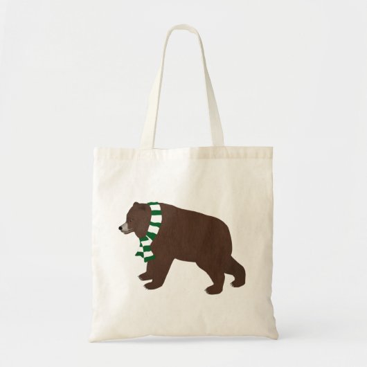 Grizzy Bear Tote Bag Tragetasche (Vorne)
