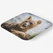 Grizzy Cubs suchen nach ihrer Mutter Pappteller (Gewinkelt)