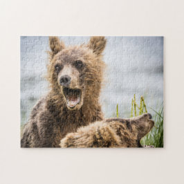 Grizzy Cubs suchen nach ihrer Mutter Puzzle