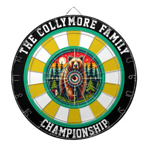 Grizzy-Overlay-Design Dartscheibe