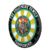 Grizzy-Overlay-Design Dartscheibe (Vorderseite rechts)