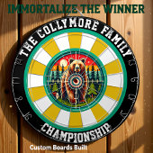 Grizzy-Overlay-Design Dartscheibe