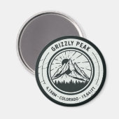 Grizzy Peak Colorado Wandern Magnet (Vorderseite/Rückseite)