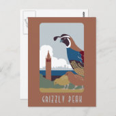 Grizzy Peak Postcard Postkarte (Vorne/Hinten)