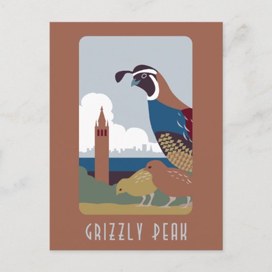 Grizzy Peak Postcard Postkarte (Vorderseite)