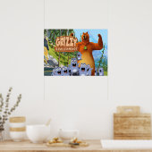 Grizzy und Lemmings Poster (Küche)