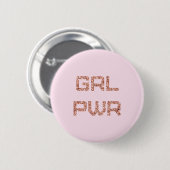 GRL PWR - BUTTON (Vorne & Hinten)