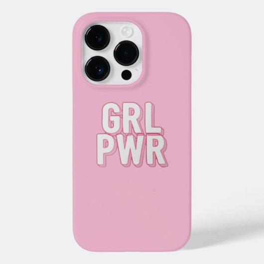 GRL PWR Case-Mate iPhone HÜLLE (Rückseite)